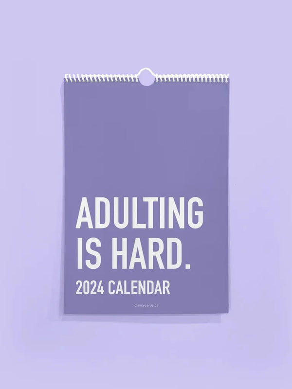 2023 CHRISTMAS GIF-2024 ADULTING IS HARD CALENDAR