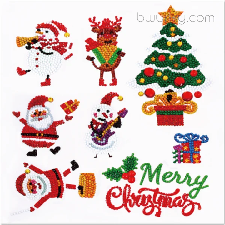 (Last Day Promotion - Save 48% Off) Diamond Painting Stickers Kits Christmas